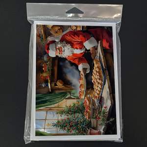 Lunatique A7 Taille 5x7 Cartes Vierge Paquet de 8 Biscuits avec Père Noël Cartes de Voeux avec Enveloppes - Product Image 3