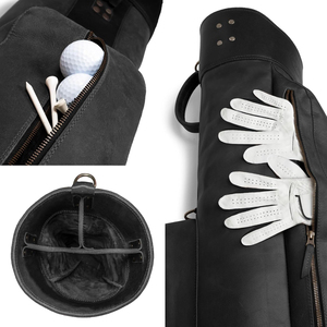Bolsa de Golf Negra de Poliéster, Gran Capacidad, Ligera, Impermeable, Multifuncional, con Cierre de Cremallera, para Adultos - Product Image 5