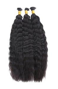 ผมต่อแบบหยิกฟูจากผมแท้ชนิดเรมี่ แบบ Pre-Looped สีดำ รุ่นที่ 1 - Product Image 2