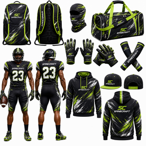 New Arrival American Football Uniforms Wholesale Custom <b>Cheap</b> American Football Jersey Custom, <b>Backpack</b>, GLOVES, Sleeves Package - Product Image 6