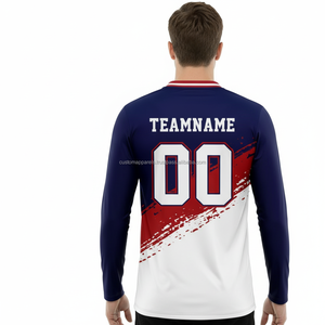 T-shirts personnalisés en gros, vêtements à manches longues personnalisés, impression par sublimation, livraison rapide, prix bas - Product Image 4