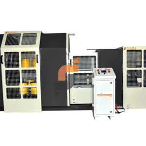 Machine de torsion de fibres synthétiques de précision, système de fabrication de cordes industrielles haute vitesse à capacité de deux à six bobines avec entraînement par courroie crantée - Product Image 1