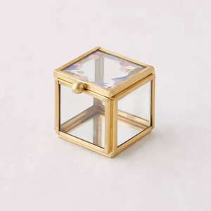 Innovative Design Metal And Glass Jewellery Box With Stylish Finish And Multi Purpose <b>Storage</b> Functionality - Product Image 1