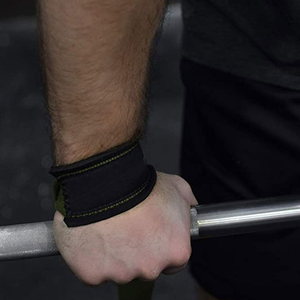 Nouvelles sangles de poignet en néoprène et cuir pour la musculation, antidérapantes, réglables, haute qualité, résistantes, dernière arrivée - Product Image 5