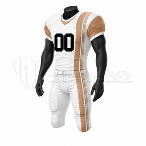 Conjunto de Uniforme de Fútbol Americano Personalizado, Jersey y Pantalones de Fútbol Personalizados, Fabricante de Ropa Deportiva para Equipos, OEM ODM - Product Image 3