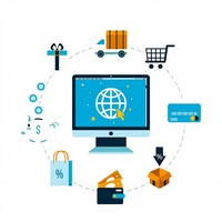 Aplicación Móvil de Comercio Electrónico para Mercado Inteligente, Soporte Multi-Tienda, Panel de Control para Vendedores, Gestión de Pedidos en Tiempo Real, Estado de Inventario, Internet