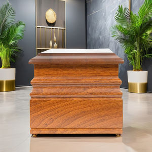 DSP Fabricación de lujo de madera Zion Urna DSU101 Ataúd Funeral Ataúdes con manijas Kingwood Suministros funerarios de calidad - Product Image 5