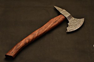 Hacha de Estilo Artesanal de Primera Calidad para Acampar, Colección Bushcraft y Aplicaciones Decorativas, Equipo para Exteriores, Hacha Vikinga - Product Image 5