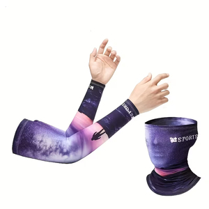 Conjunto de Mascarilla y Mangas Protectoras UV 3 en 1 para Ciclismo y Deportes de Verano, Estilo Nuevo - Product Image 3