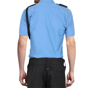 Conjunto de Uniforme de Seguridad Profesional, Camisa de Manga Larga y Pantalones a Juego con Epaulettes en los Hombros y Bolsillos en el Pecho para Trabajo - Product Image 3