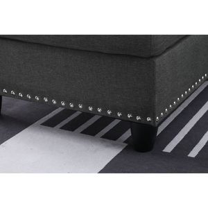 Divano Alger 98 con Chaise Longue e Pouf, Orientamento a Sinistra, per Arredamento Soggiorno - Product Image 5