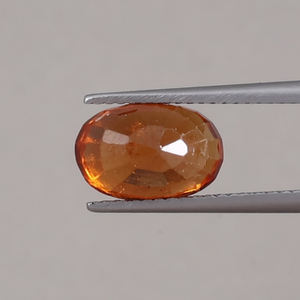 Hessonita Roja Natural al por Mayor, Gema Suelta de 4.16 Quilates, Corte Ovalado 11x7.5mm 6mm, Ligera |   Joyería de Excelente Calidad Certificada por IGI - Product Image 3