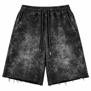 กางเกงขาสั้นผู้ชายสไตล์ฮิปฮอป ดีไซน์เนอร์สั่งทำพิเศษ ผ้าตาข่าย โพลีเอสเตอร์ ทรงตรง เอวกลาง ลุคสตรีทแวร์ ซักฟอกแบบดิสเทรส เหมาะสำหรับฤดูร้อน - Product Image 2