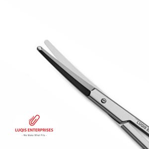 Tijeras para amígdalas Boettcher, curvas, dentadas, Supercut, instrumento quirúrgico de acero inoxidable - Product Image 2