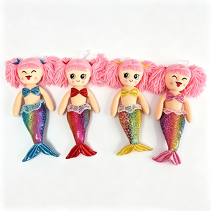 Peluche <span class=keywords><strong>de</strong></span> <span class=keywords><strong>sirena</strong></span> personalizado con cola brillante y colorida, muñeco <span class=keywords><strong>de</strong></span> peluche decorativo para niños, juguete <span class=keywords><strong>de</strong></span> <span class=keywords><strong>sirena</strong></span> con pelo <span class=keywords><strong>de</strong></span> hilo suave. - Product Image 4