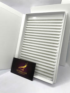 10D Pre Made <b>Lash</b> <b>Fans</b> Long Short Stem Mega <b>Premade</b> <b>Fan</b> <b>Lashes</b> XL XXL 12 Rows Tray Narrow <b>Lash</b> Extensions <b>Premade</b> Volume <b>Fans</b> - Product Image 5