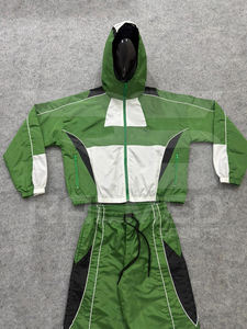 Conjunto Deportivo para Hombre, Chaqueta y Pantalones con Cordón, 100% Nailon, Líneas Reflectantes, Logotipo Digital, Estilo Vintage, Cortavientos 2026 - Product Image 5