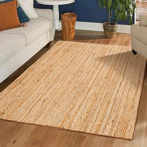 Tapis tressé en jute tissé à la main en gros, taille personnalisée, réversible, antidérapant, pour salon, cuisine, intérieur, extérieur, OEM, ODM - Product Image 6