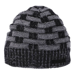 Nouvelle casquette unisexe en suède uni pour toutes les saisons, bonnet tricoté d'hiver noir/gris, chapeau ajusté décontracté pour l'extérieur, taille adulte 60-62cm - Product Image 1