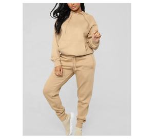 Sudadera con capucha para mujer, chándal de alta calidad, conjunto de 2 piezas, 2022 - Product Image 1