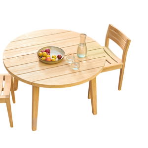 Sillas de comedor de madera maciza de teca de la mejor calidad, sin brazos, para jardín, muebles de comedor de jardín, por Rachel Natalie - Product Image 5