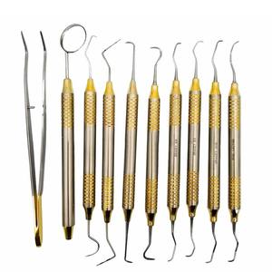 Kit de Instrumentos para Higienista Dental, Set de Limpieza Profesional para Profilaxis, Acero Inoxidable, Shuja Surgico - Product Image 4