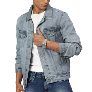 Wholesale High Quality Men Blue <b>Denim</b> <b>Jacket</b> Graffiti <b>Denim</b> <b>Jacket</b> <b>Custom</b> Made Casual Clothing <b>Custom</b> <b>Denim</b> <b>Jacket</b> for men Jean - Product Image 1