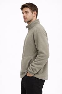 Sweat-shirt d'hiver pour homme Summit Sage, demi-zip, doux, thermique, décontracté, pour l'extérieur, en tissu polaire ultra doux et léger. - Product Image 2