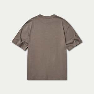 Custom 250gsm Drop Shoulder Graphic Heavyweight T-Shirt Luxury Blank Cotton Streetwear Oversized T-Shirt Men's Loose <b>Tshirts</b> - Product Image 5