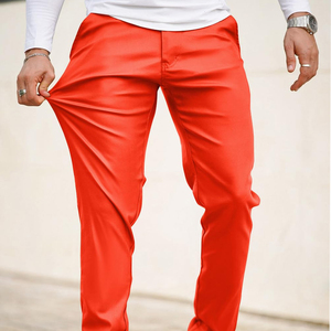 Pantalons en cuir pour hommes, personnalisables avec votre propre logo, de qualité supérieure, respirants et légers, en vente en ligne. - Product Image 5
