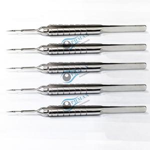 Puntas delgadas Akahoshi Universal II Prechopper para pre-cortar núcleos de forma eficaz en grados 2 a 4, instrumento quirúrgico oftalmológico de acero inoxidable. - Product Image 4