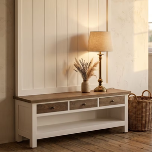 Armoire de rangement Viora en bois massif, design contemporain à bords incurvés, écologique, durable, finition naturelle, pour appartement - Product Image 3