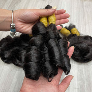 Cheveux humains russes bouclés naturels en vrac, extensions de cheveux humains de très haute qualité, nombreuses couleurs disponibles - Product Image 5