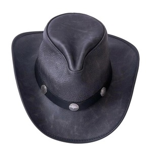 GENERSA SPORTS Chapeau de cowboy unisexe noir en polyester à large bord, imprimé numérique, décontracté, pour l'extérieur, toutes saisons, taille adulte 56-58CM - Product Image 4