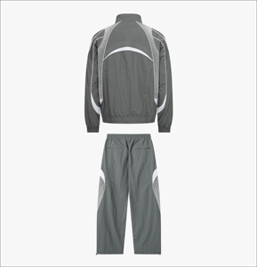 Conjunto deportivo cortavientos para hombre, transpirable, de secado rápido, chaqueta y pantalón para gimnasio, correr y conjuntos deportivos cortavientos para hombre - Product Image 3