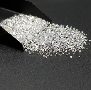 Diamants de laboratoire bruts de 1,3 à 4,5 mm, taille brillant, couleur DEF blanche, clarté VVS1 VVS2, par carat, excellente taille, prix de gros - Product Image 4