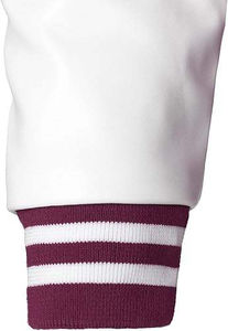 Blouson universitaire personnalisé OEM, mode hiver, coton/polyester, broderie rose, polaire, style bomber, universitaire, baseball, Letterman, logo frontal - Product Image 4