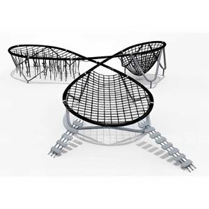 Équipement de jeux d'extérieur pour enfants HP-OPR 041, aire de jeux multi-glissades pour un divertissement actif - Product Image 1