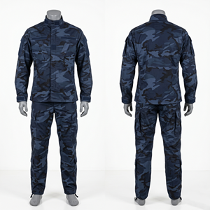 Uniforme de Seguridad de Polialgodón Ripstop de 240 GSM, Diseño de Panel Táctico con Camuflaje Multicam, Logotipo Bordado Personalizado, Impresión de Logotipo - Product Image 6