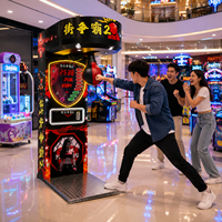 BLEE Machine de boxe commerciale à monnayeur, testeur de force de frappe, jeu d'arcade pour centre de divertissement et FEC