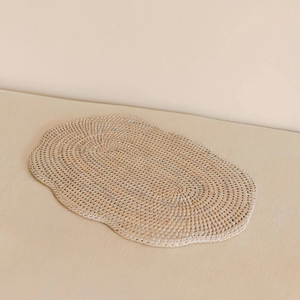 Rattan Woven Placemat Handmade Natural Eco Friendly Dining <b>Table</b> <b>Mat</b> Premium Quality Home Decor Manufacturer - Product Image 1