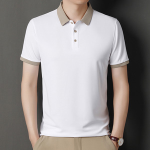 เสื้อโปโลคอปกทรงเข้ารูปคุณภาพสูง แขนสั้นทรงหลวมใส่สบายสำหรับฤดูร้อน ราคาโรงงานบังกลาเทศ รับทำโลโก้ตามสั่ง - Product Image 3