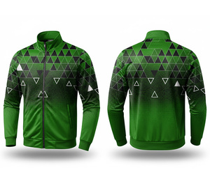 Professional Sports <b>Zip</b> <b>Up</b> <b>Jacket</b> with Custom Logo Warm Breathable Quick Dry | Sizes Men Women Youth | Training <b>Jacket</b> - Product Image 2