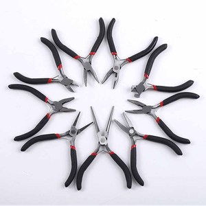 Round Flat Nose Looping Pliers Wire <b>Beading</b> Looping Jewelry Tools Round and Flat Nose Pliers Wire Bending Pliers - Product Image 3