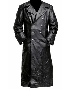 Veste en cuir décontractée pour homme, en similicuir PU, coupe ajustée, coupe-vent, double boutonnage, col montant, manches longues, doublure en soie, pour l'automne - Product Image 6