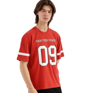 Uniformes de football américain personnalisés grande taille pour hommes, maillots imprimés numériquement, logos cousus personnalisés à manches courtes - Product Image 5
