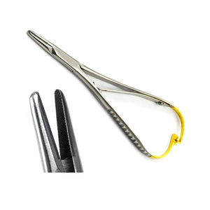 Portaagujas Mathieu TC de Acero Inoxidable, Instrumento para Profesionales Médicos y Quirúrgicos - Product Image 1