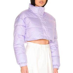 Veste courte matelassée imperméable pour femme, tissu résistant à l'eau, manteau d'hiver, veste courte à bulles pour les activités de plein air - Product Image 2
