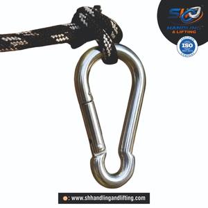 Mousqueton robuste en acier inoxydable SS316 avec œillet et écrou de verrouillage à vis, connecteur à déclenchement pour corde, chaîne, usage marin et général - Product Image 4