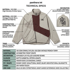 Chaqueta Cortavientos Asimétrica para Hombre, 165GSM, Nailon Arrugado, Diseño Personalizado de Fábrica OEM, Estilo Urbano Vanguardista, Talla Grande - Product Image 5